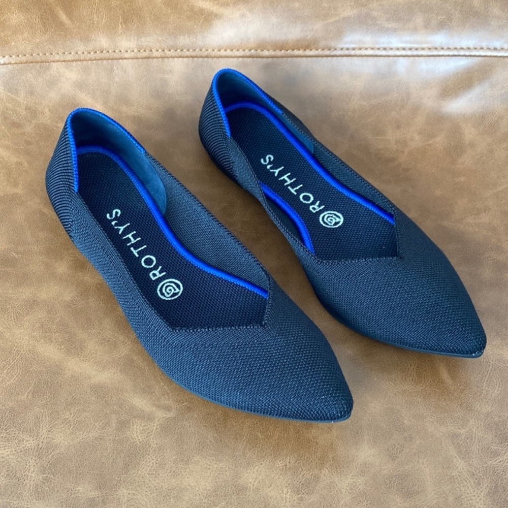 Rothy’s The Point Flats in Black